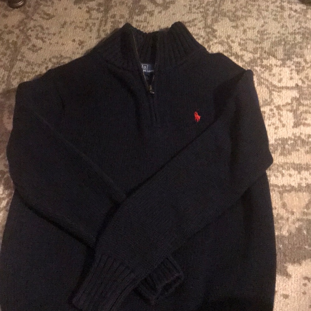 Navy Polo sweater